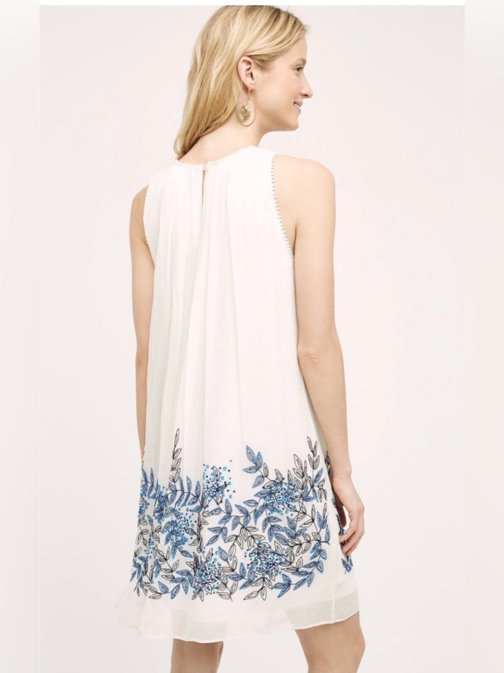 NWT Anthropologie Not So Serious by Pallavi Mohan Woodvine Swing Dress